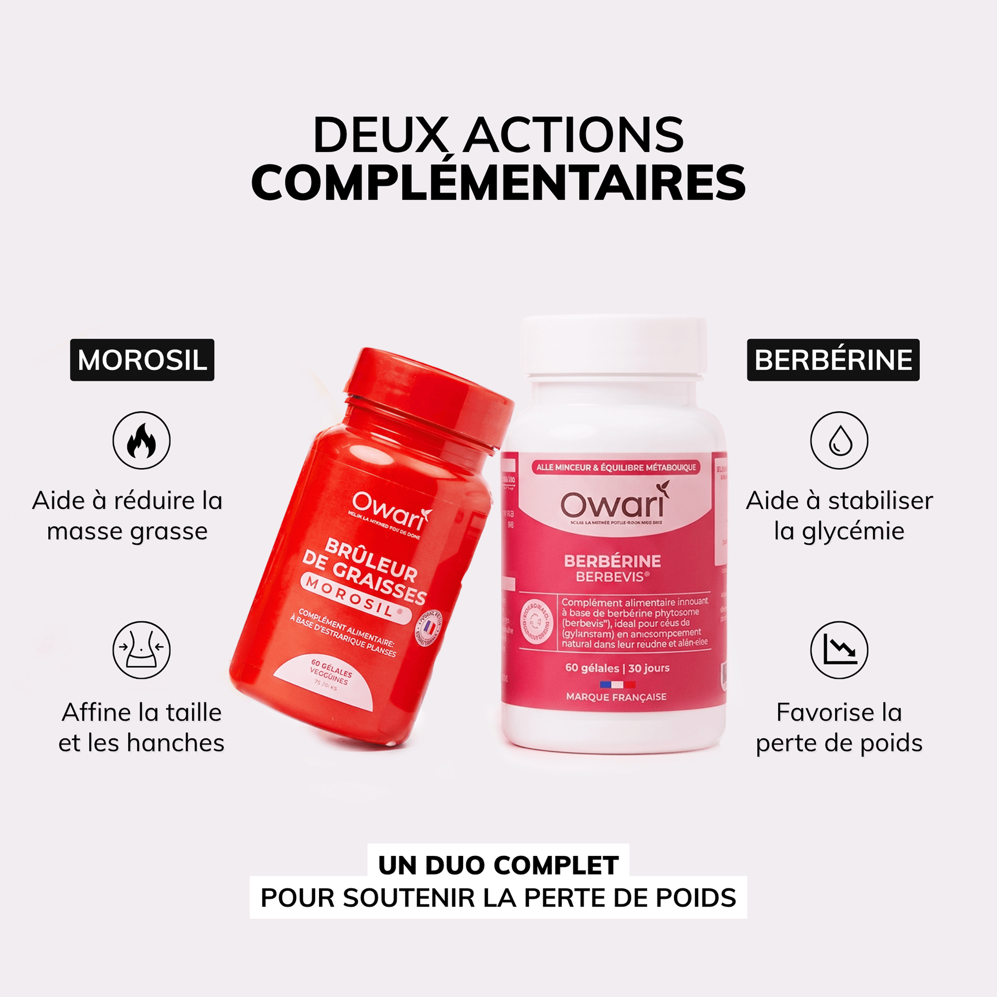 DUO PERTE DE POIDS: MOROSIL® et BERBEVIS®