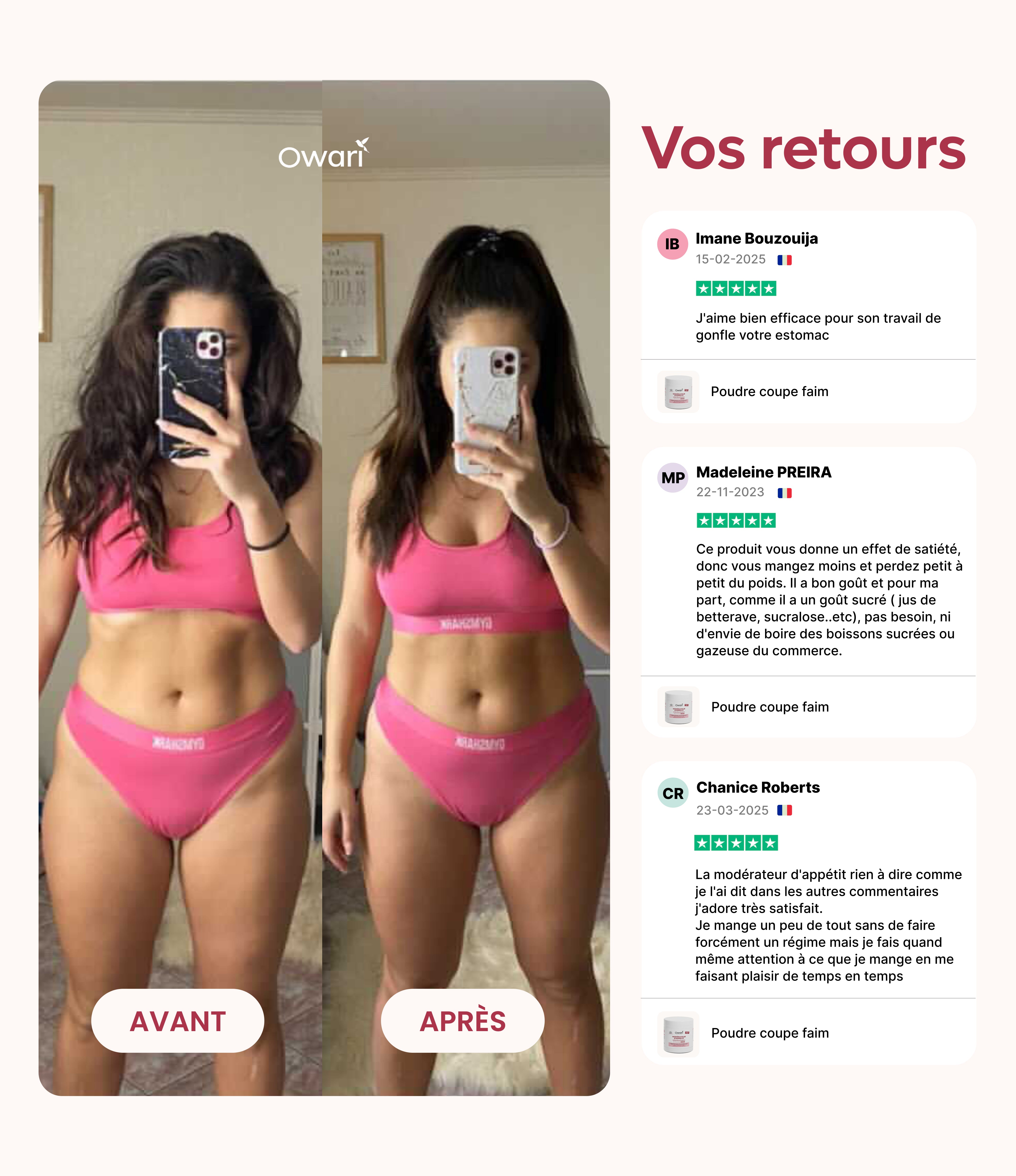 Poudre coupe faim