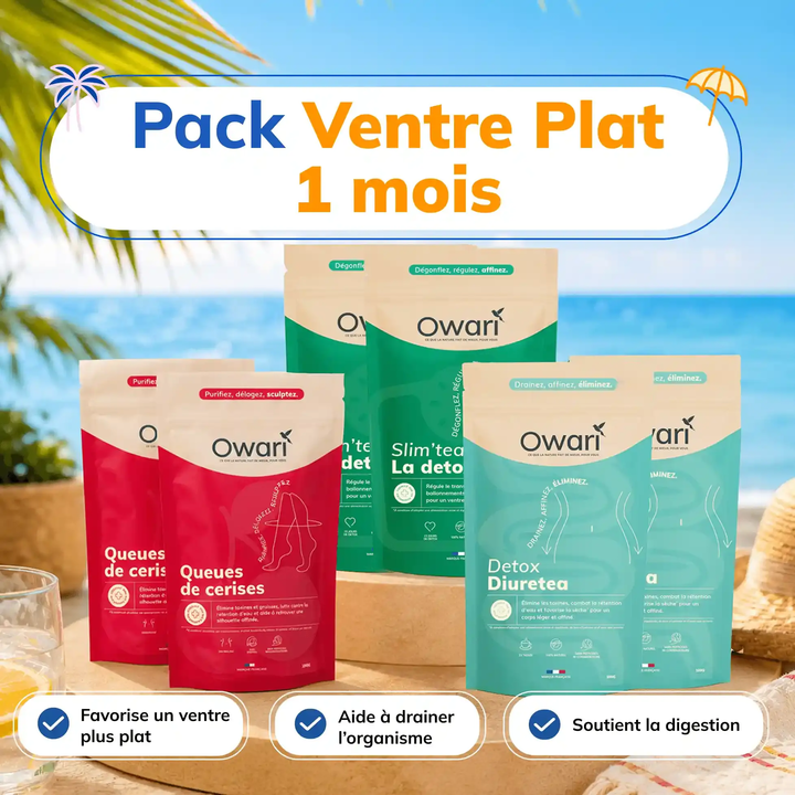 Pack ventre plat cure 1 mois