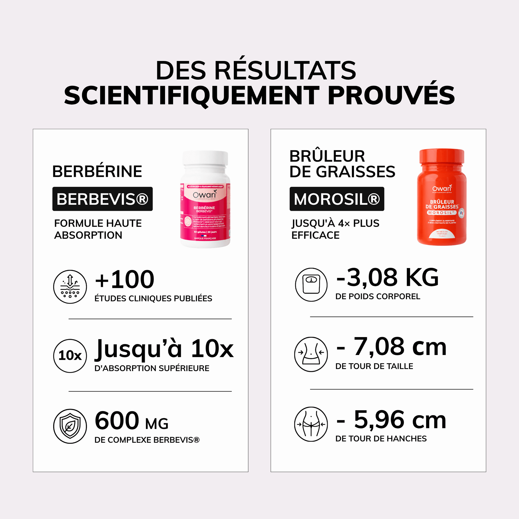 DUO PERTE DE POIDS: MOROSIL® et BERBEVIS®
