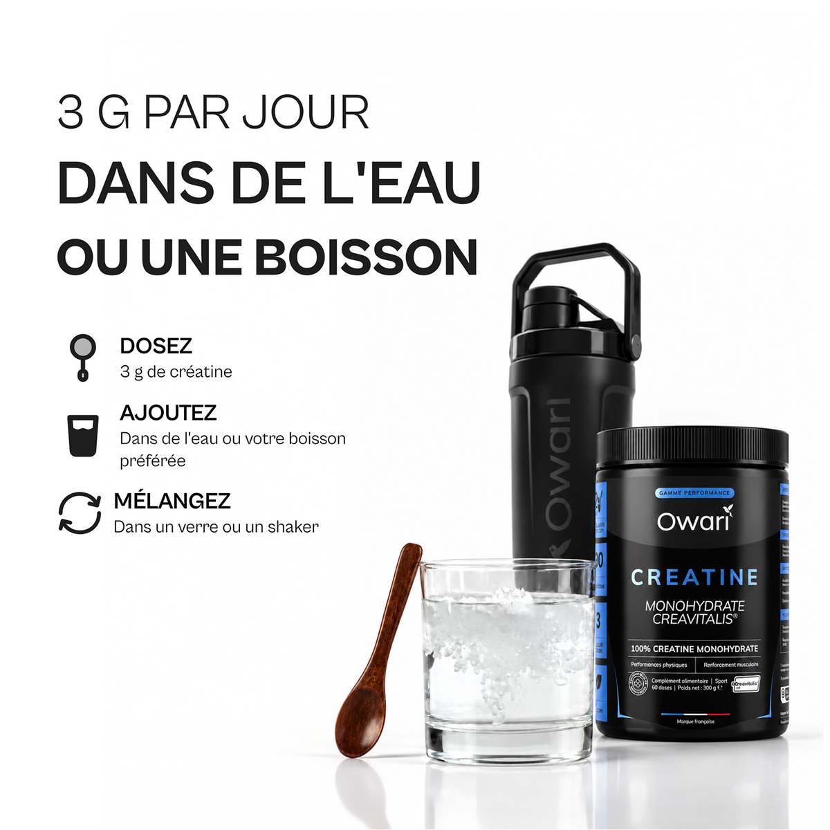 Créatine Monohydrate Creavitalis®