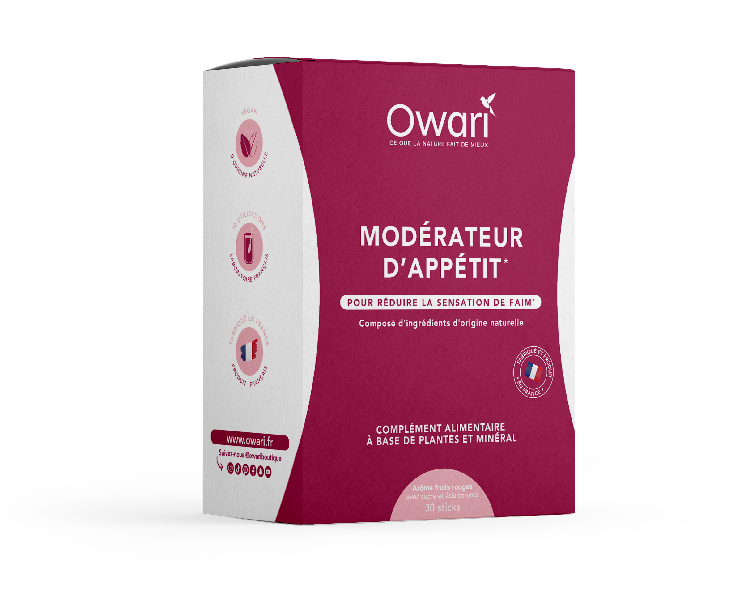 MODÉRATEUR D'APPÉTIT 30 STICKS