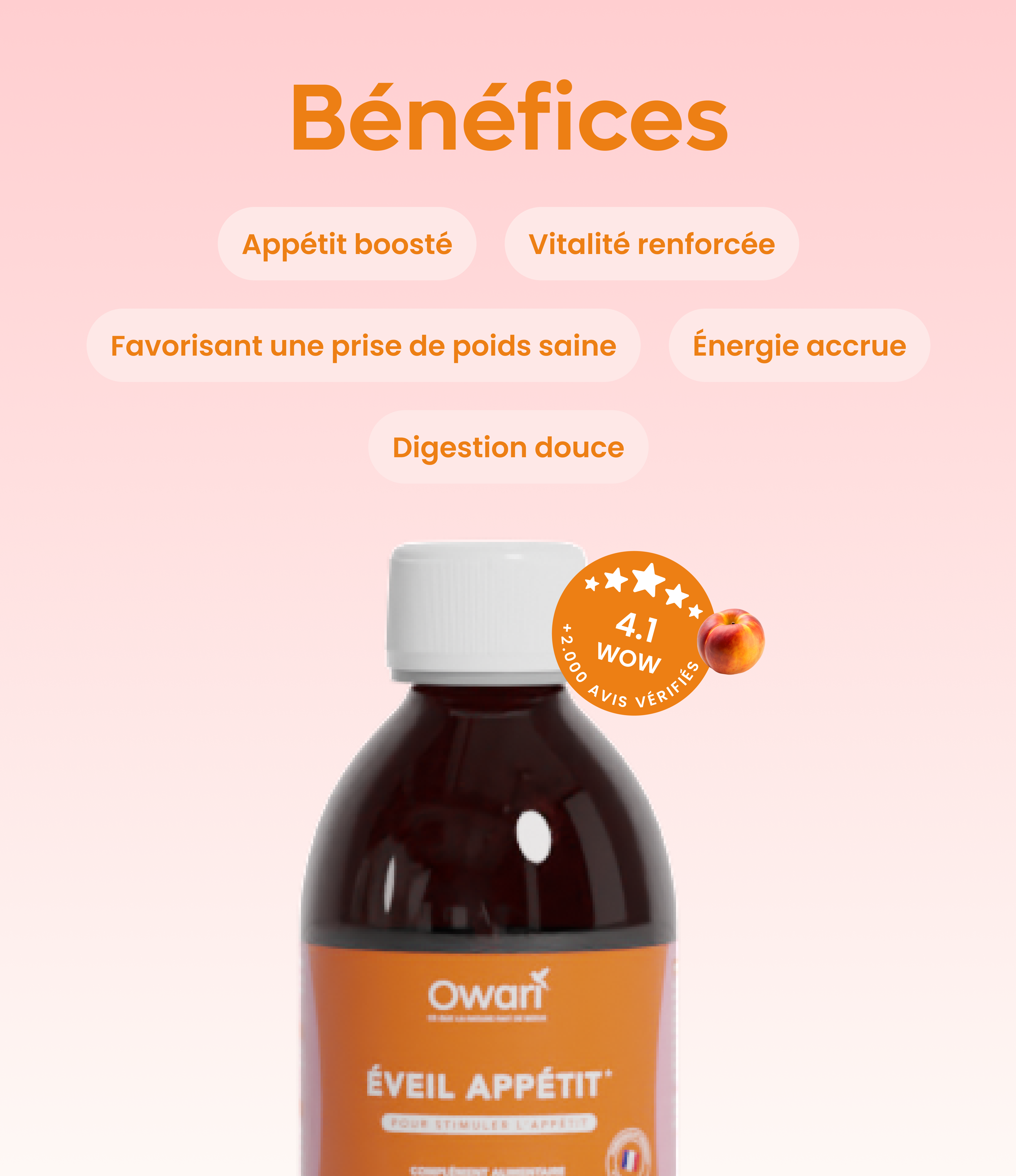 Éveil Appétit  Le Sirop Naturel pour Stimuler l'Appétit
