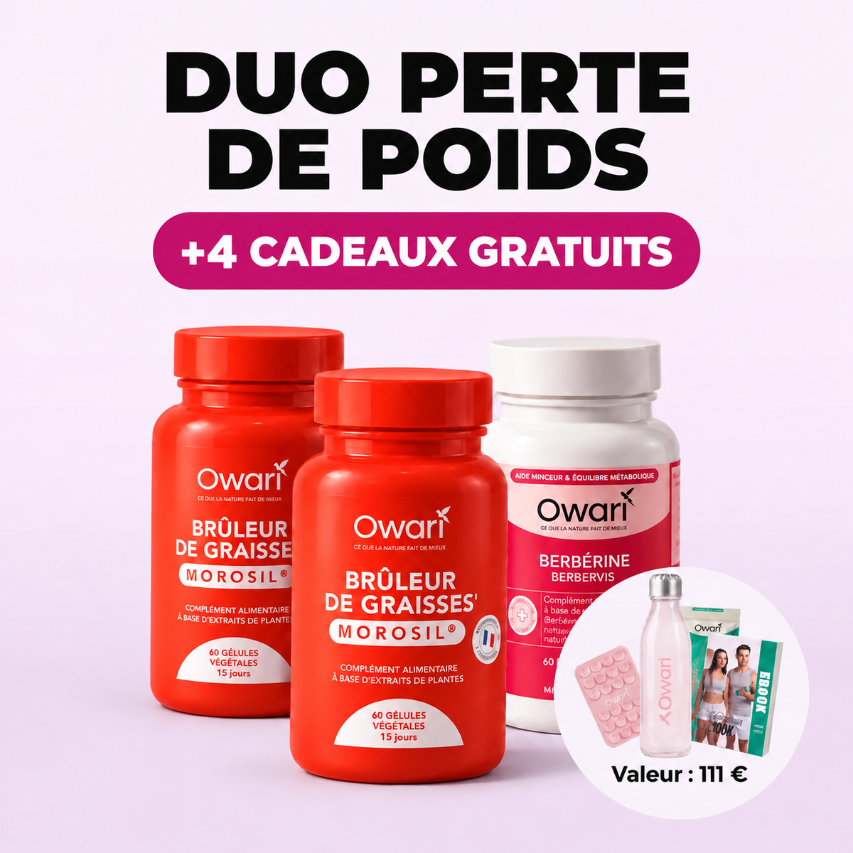 DUO PERTE DE POIDS: MOROSIL® et BERBEVIS®