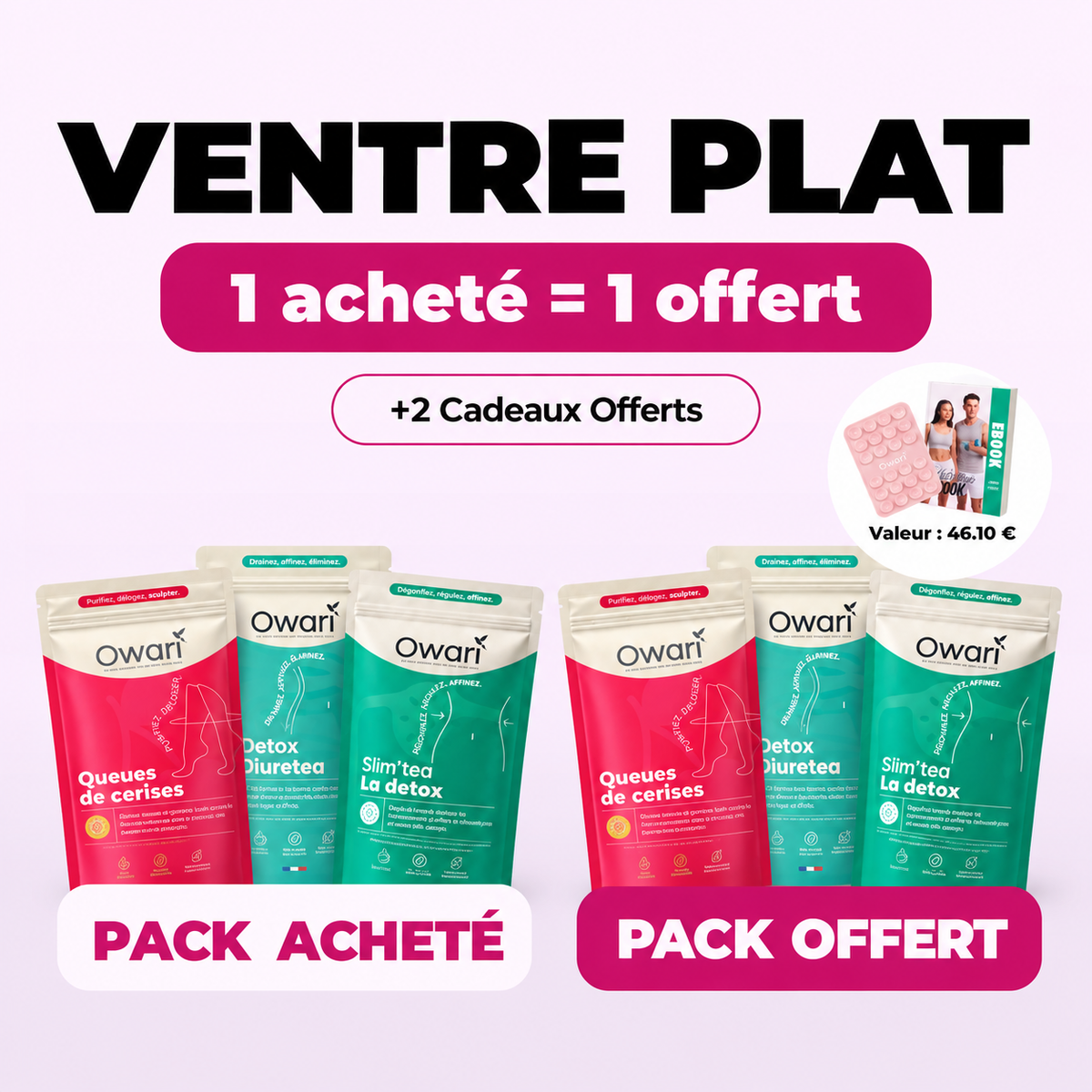Pack Ventre Plat