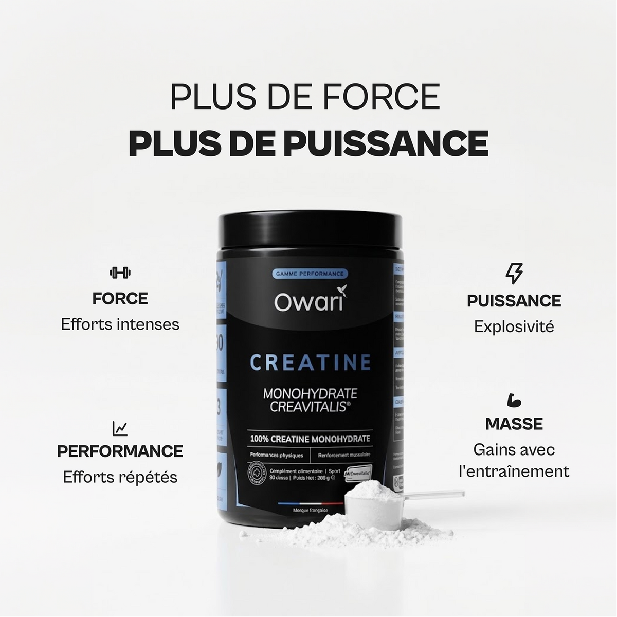 Créatine Monohydrate Creavitalis®